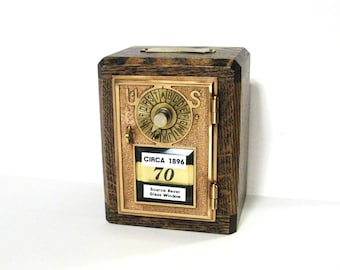 Post Office Box 1896 Door Bank Safe With Bevel Glass
