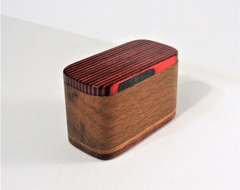 Trinket Box Made Of Three Woods