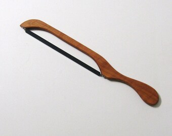 Bread Knife Made Of Cherry Wood