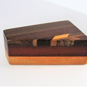 Trinket Box Made Of  Six Woods