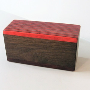 Trinket Box Made Of  Three Woods