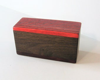 Trinket Box Made Of  Three Woods