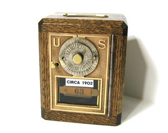 Post Office Box 1902 Door Bank Safe with Glass Window