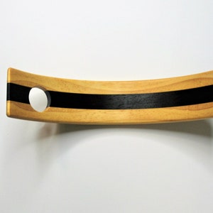 Amazing Balancing Wine Bottle Holder Made Of Two Woods