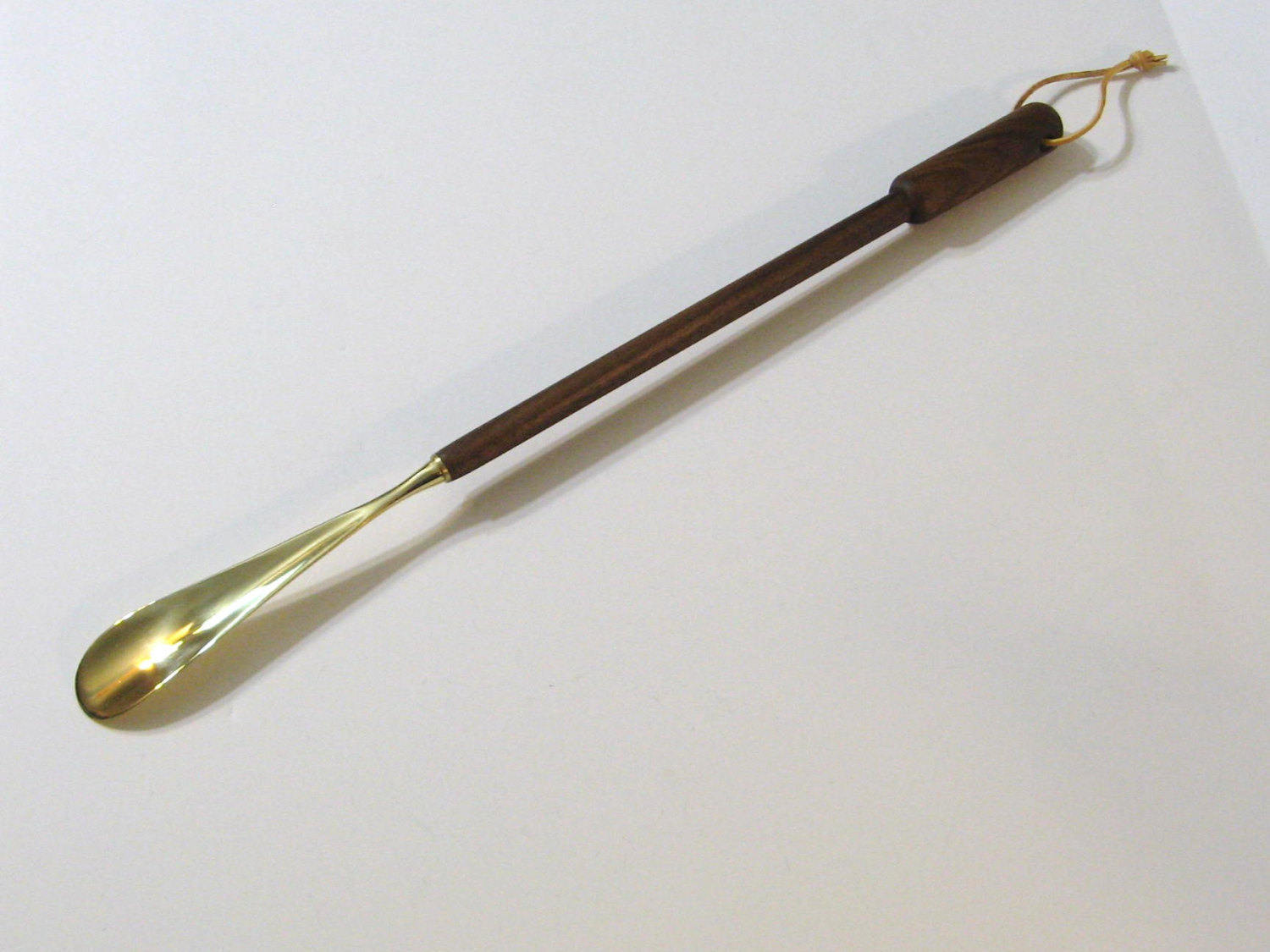 Shoe Horn Long Reach Made of Walnut Hardwood Etsy