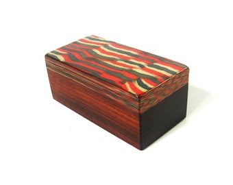 Ember Glow And Padauk Wood Trinket Box