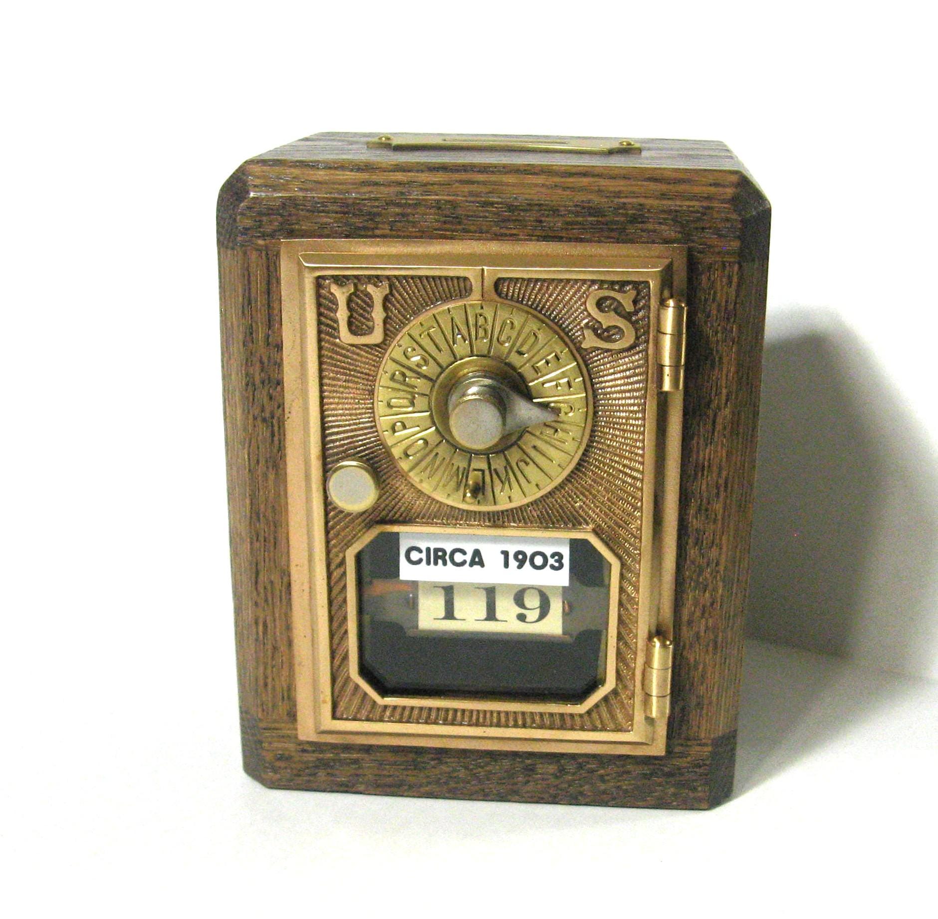 vintage us safe box 金庫 Antique Safe Box - Etsy