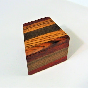 Trinket Box Made Of Three Woods