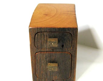Barn Wood Treasure  Box With Hidden Compartment