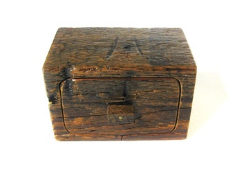 Barn Wood Treasure  Box With Hidden Compartment