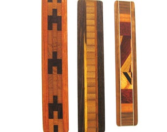 Bookmarks Made Of  Exotic Woods Set Of Three