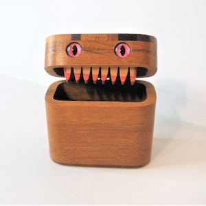 Creature Treasure Box Made Of Eight Woods Glass Dragon Eyes image 5