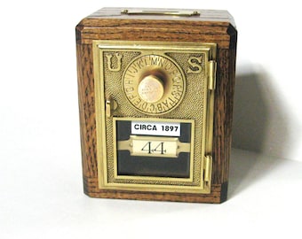 Post Office Box 1897 Door Bank Safe with Glass Window