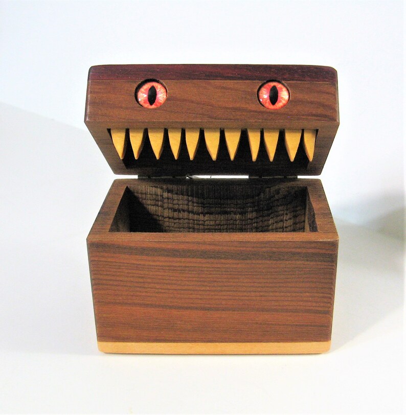 Creature Trinket Box Made Of Seven Woods image 5