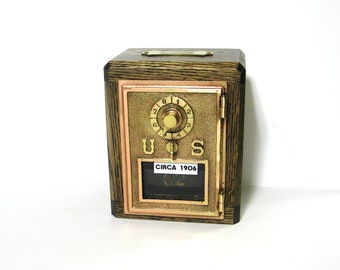 1906 Post Office Box Door Bank Combination Lock