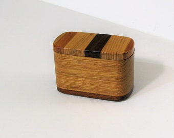 Trinket Box Made Of Four Woods