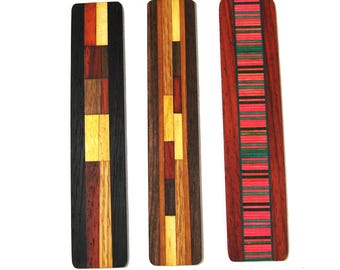 Bookmarks Made Of  Exotic Woods Set Of Three