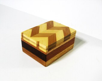 Treasure Box Made Of Three Woods