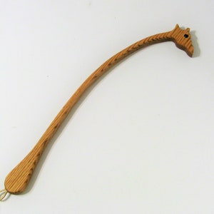 Back Scratcher Giraffe Made from Oak Hardwood