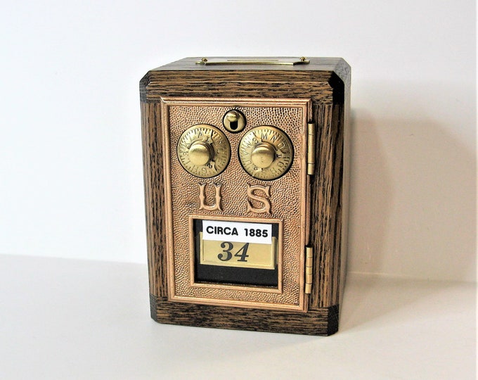 Post Office Box 1885 Door Bank Dual Dial Combination Lock Etsy