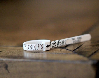 Ringmaß, einstellbare wiederverwendbare Ringmaß, finden Sie Ihre US-Größe