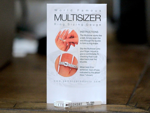 Reusable Ring Sizer, Tool to Find Your Ring Size 