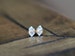 Herkimer Diamond Studs Stud Earrings Minimalist Post April Birthstone 14K Gold Filled Rose Sterling Silver - Seen On The Small Things Blog 