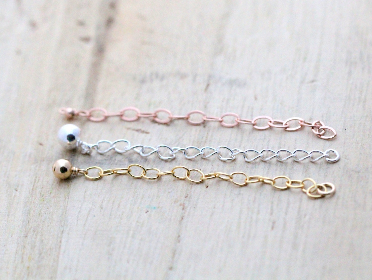 Extension Chain, Extender Chain, 14k Gold Filled, Sterling Silver, Rose  Gold Filled Chain Extenders for Necklace or Bracelet -  New Zealand
