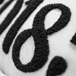 Custom Zip Code Punch Needle Pillow, Personalized Pillow, Custom Zip Code Pilllow, Housewarming Gift, First Home Gift, New Home Gift, Custom