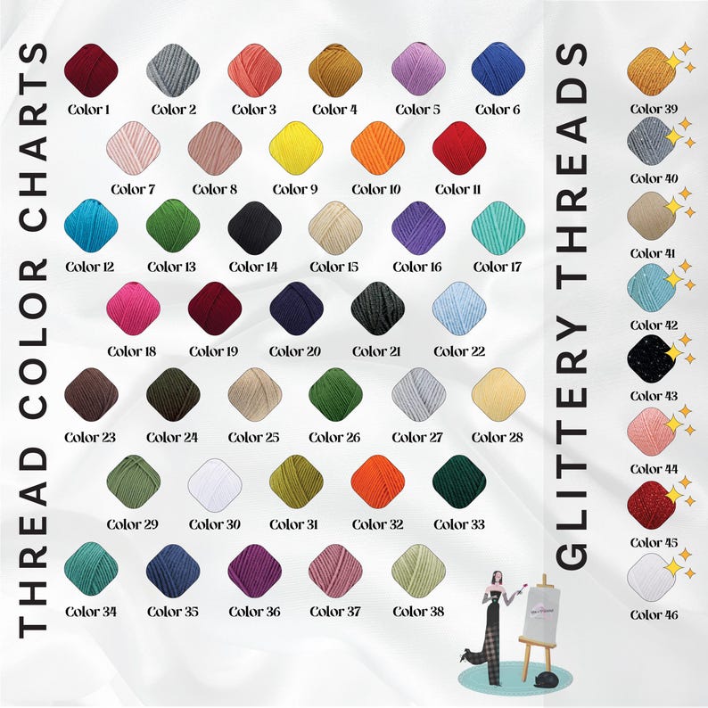 the color chart for the hair color chart