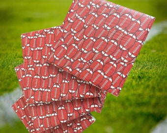 Juego de posavasos de fútbol (juego de 4)