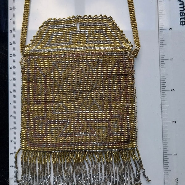 1920's Flapper Heavily Beaded Purse