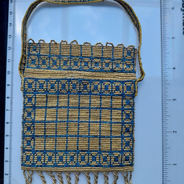 1920's Flapper Heavily Beaded Purse