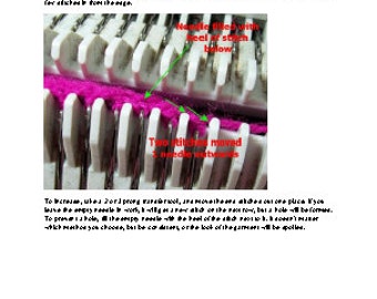 Machine knitting : A crash course in the Passap E6000 *revised*