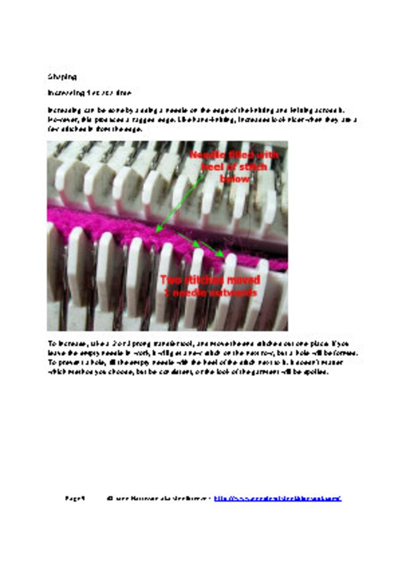 Machine knitting : A crash course in the Passap E6000 revised image 1