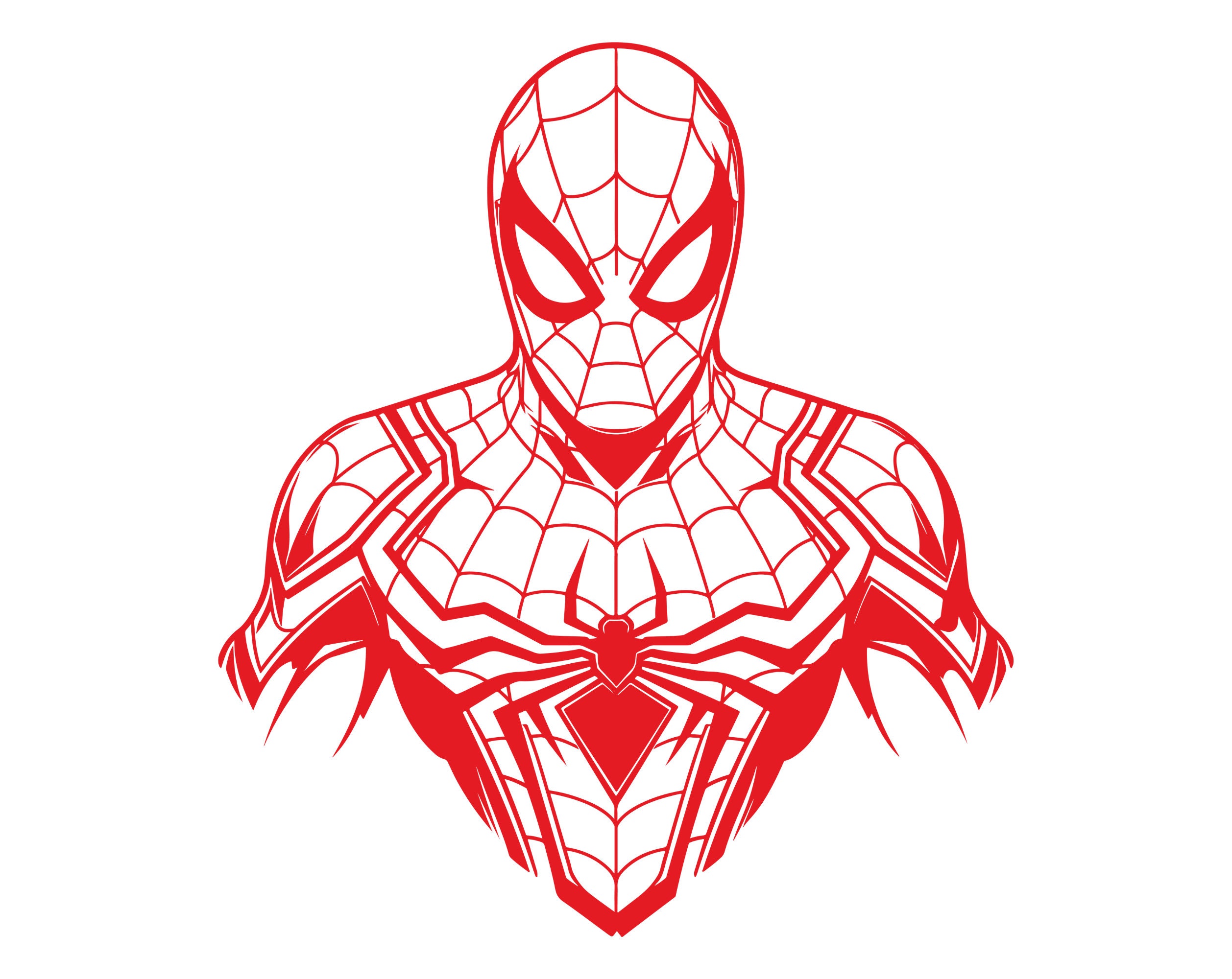Spiderman Svg, Red Spiderman Svg, White Spiderman Svg, Spiderman ...