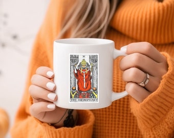 The Hierophant Tarot Card mug