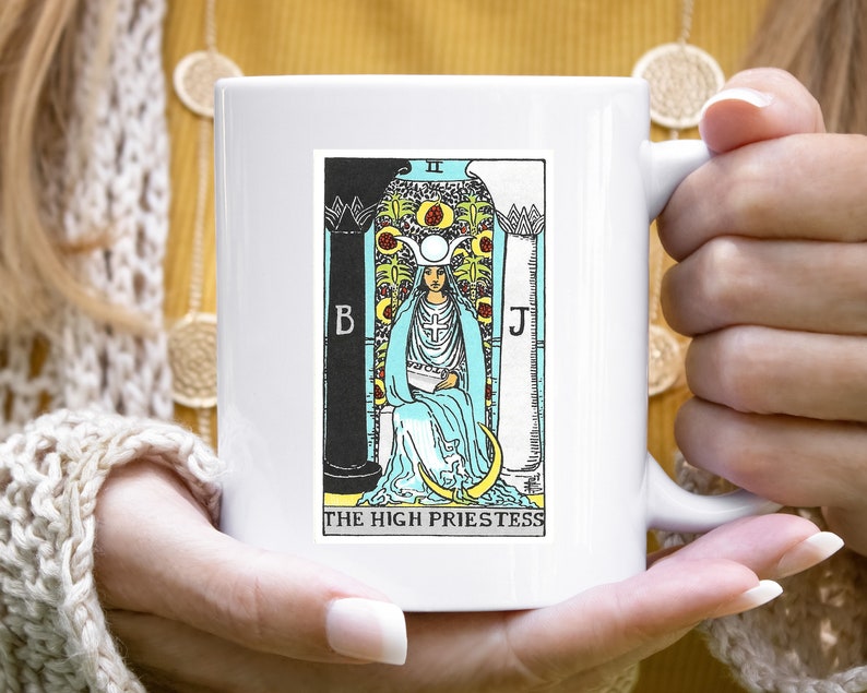 The High Priestess Tarot Card Mug image 1