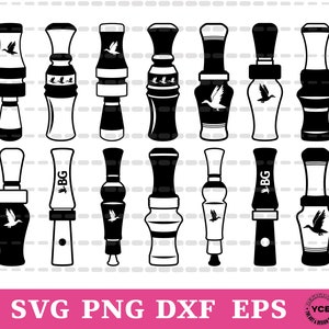Duck Call SVG, Duck Call Vector, Silhouette, Cricut file, Clipart, Cuttable Design, Png, Dxf & Eps Designs.