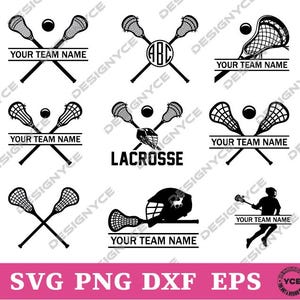 Lacrosse Stick SVG, Lacrosse Stick Vector, Silhouette, Cricut file, Clipart, Cuttable Design, Png, Dxf & Eps Designs.