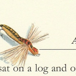 Illustration of a Bunyan Bug hand tied fishing fly