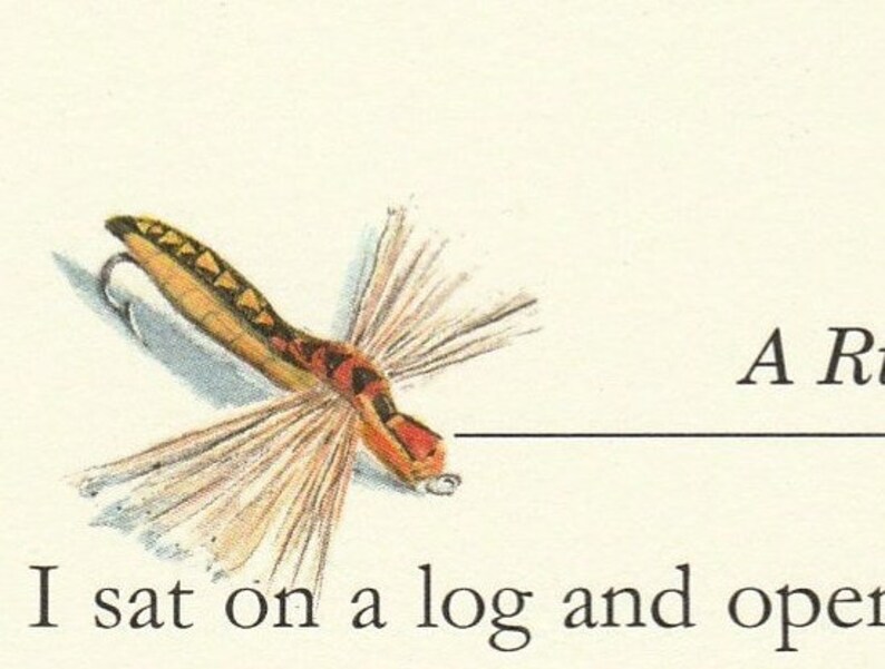 Illustration of a Bunyan Bug hand tied fishing fly