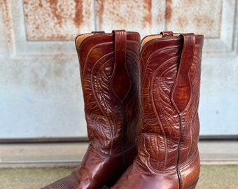 Vintage Lucchese Cowboy Boots