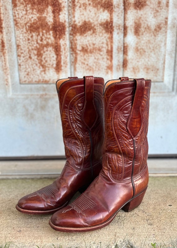 Vintage Lucchese Cowboy Boots