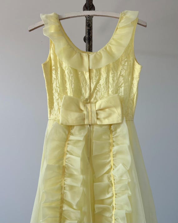 1950s Chiffon Gown - image 4