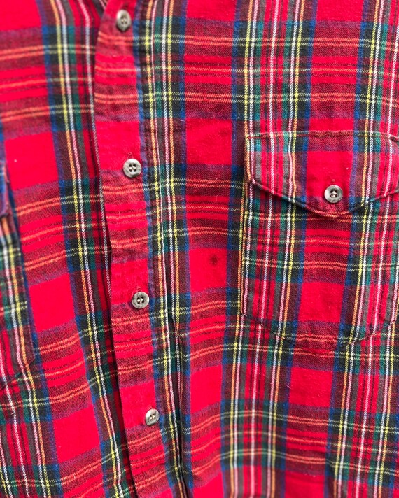 90'S Wrangler Long Sleeve Western Flannel Check Shirt, Men's Medium, Vintage /eaa491258