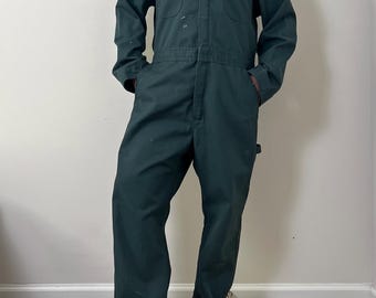 Vintage Sears Roebuck Nation-alls Union Blue Work Coveralls Mens