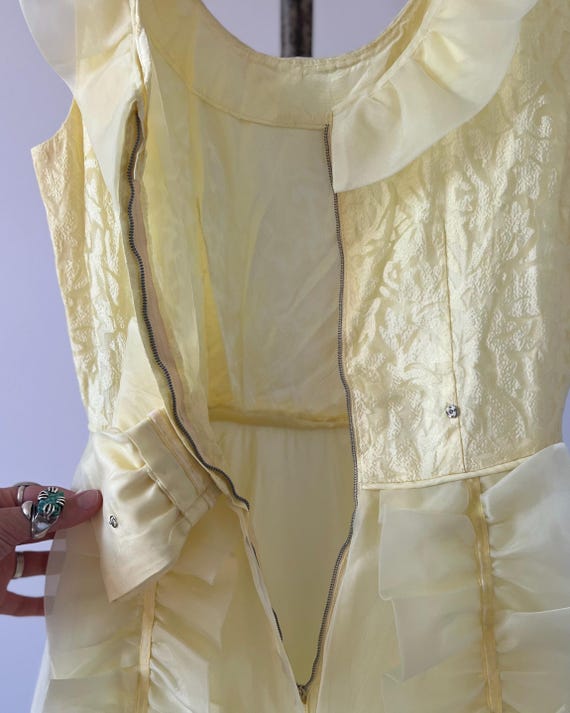 1950s Chiffon Gown - image 5