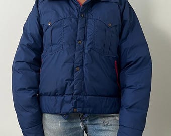 Vintage Marmot Puffer Down Jacket Zipper Marmot Outdoor Down