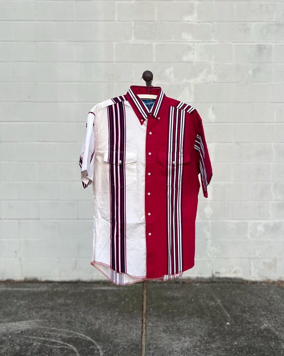 TOMMY HILFIGER Uomo Rosso Manica Corta Maglietta Polo Semplice L Misto Cotone